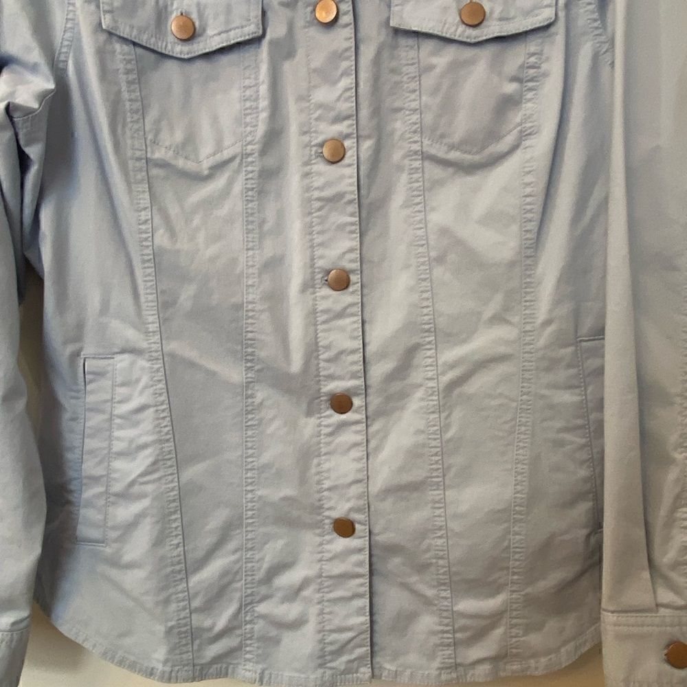 Pendleton Blue Utility Jacket Women Size L - Picture 2 of 11